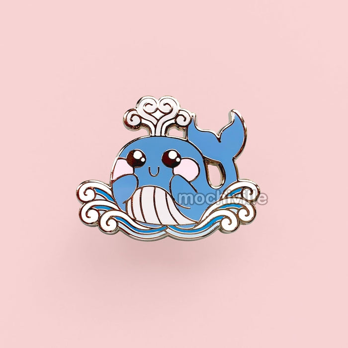 Mochiville: Enamel Pin - Charity Baby Whale (Whale-Sized Toy Chest)