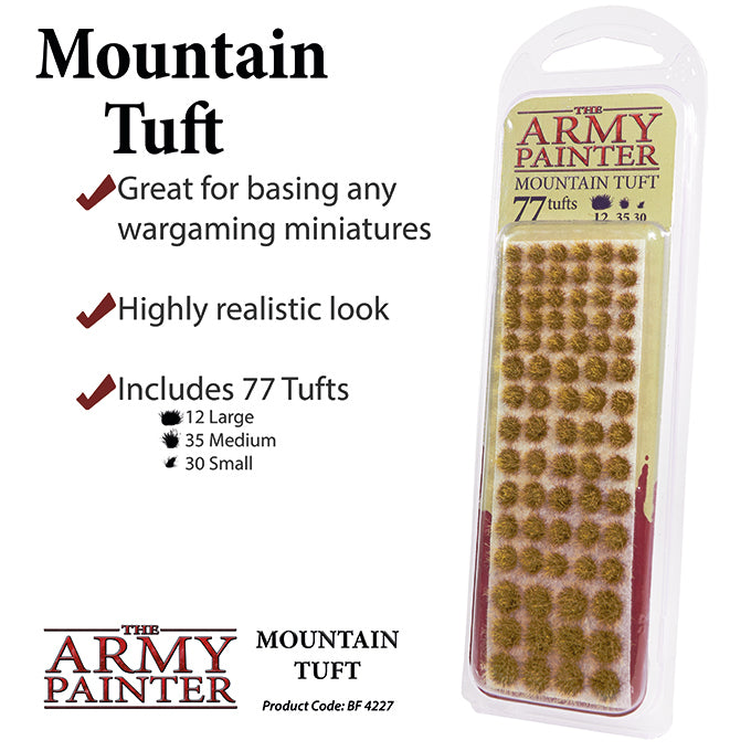 The Army Painter: Battlefields - Mountain Tuft-LVLUP GAMES