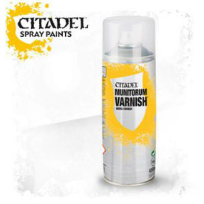 Citadel Undercoat Spray Paint-Munitorum Varnish-LVLUP GAMES