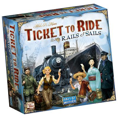 Ticket To Ride: Rails And Sails-LVLUP GAMES