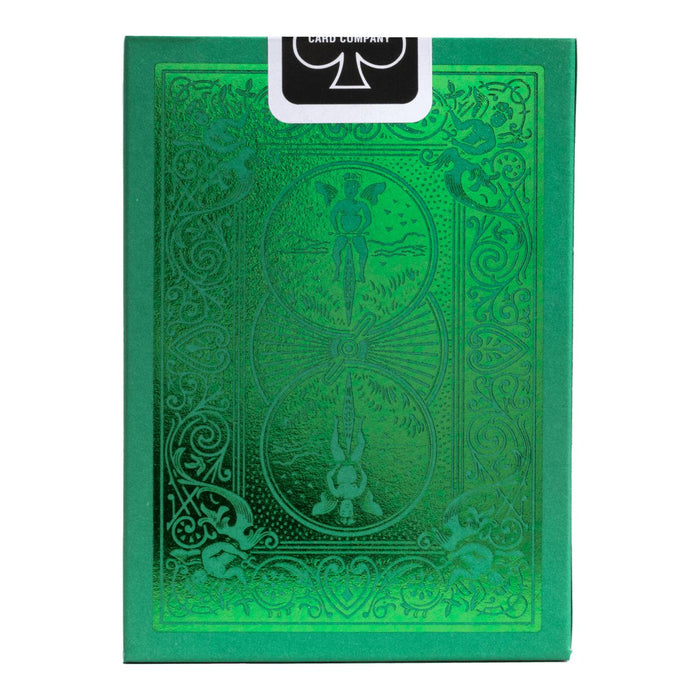 Bicycle Playing Cards: Metalluxe Holiday Green