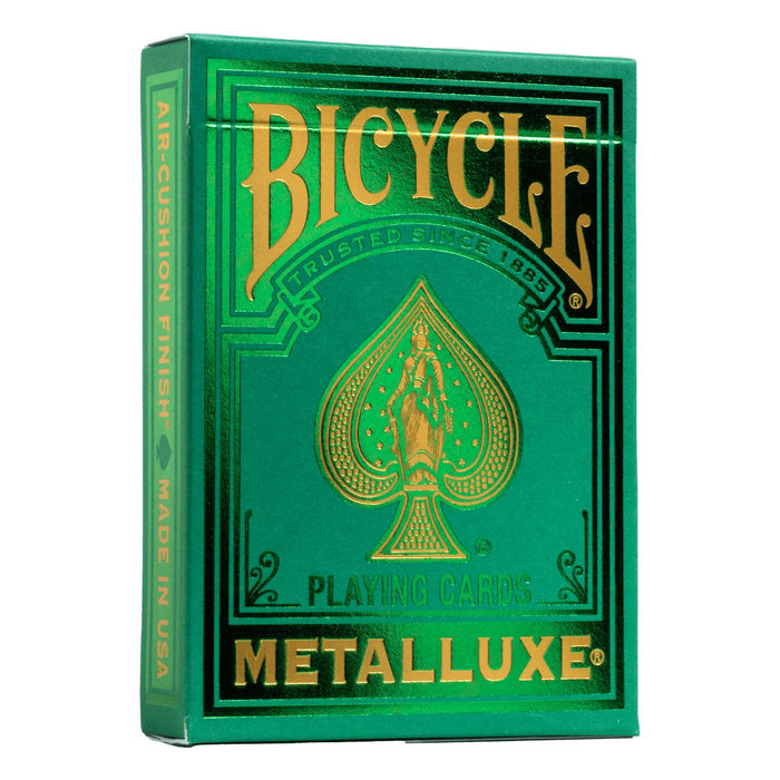 Bicycle Playing Cards: Metalluxe Holiday Green