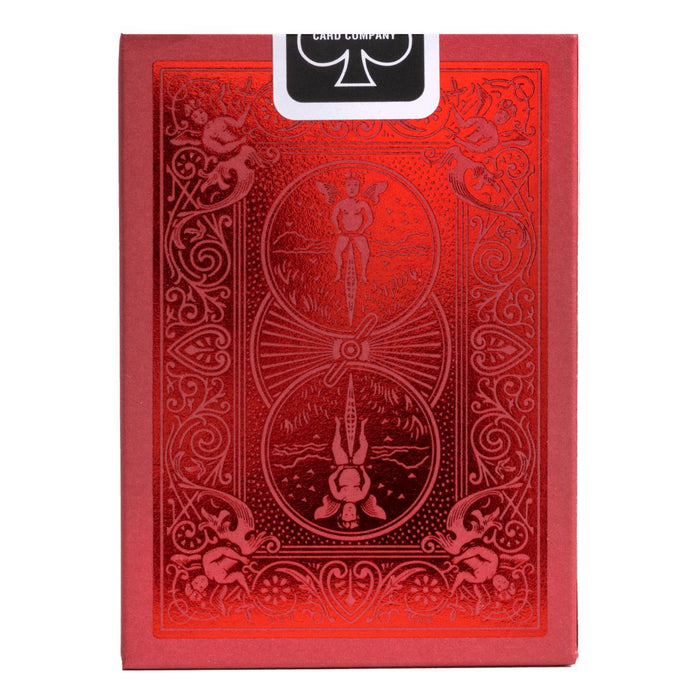 Bicycle Playing Cards: Metalluxe Holiday Red