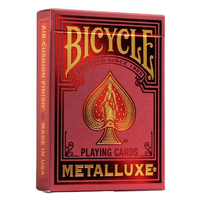 Bicycle Playing Cards: Metalluxe Holiday Red