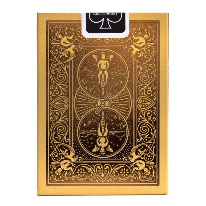 Bicycle Playing Cards: Metalluxe Holiday Gold