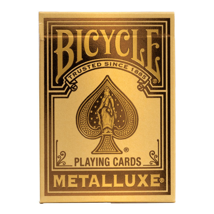 Bicycle Playing Cards: Metalluxe Holiday Gold