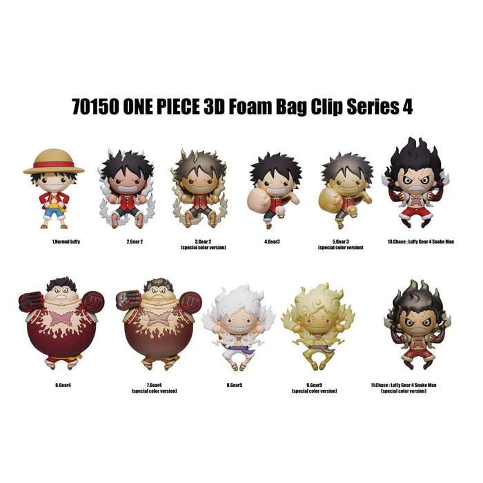 One Piece 3D Foam Bag Clip Blind Pack - Series 4