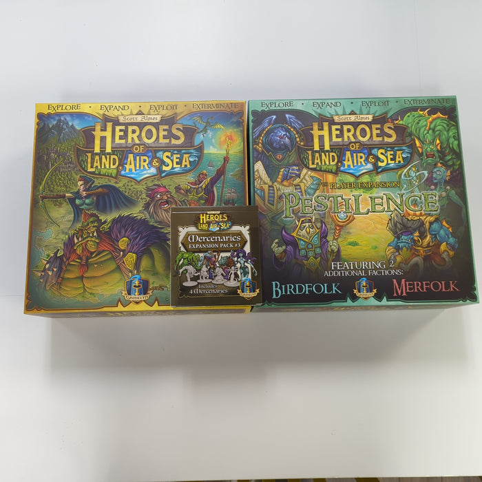 REROLL | Heroes of Land, Air & Sea Bundle: Core Game & Expansions [150.00]