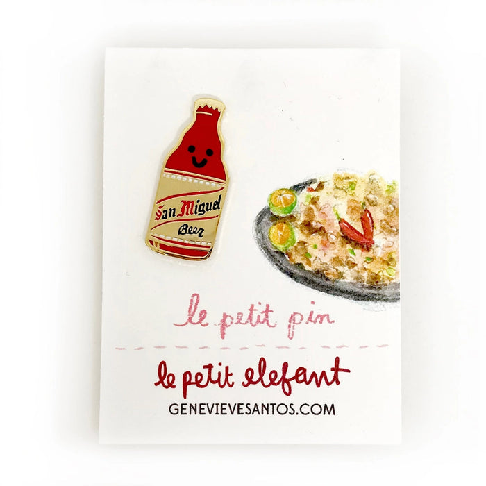 Le Petit Elefant: San Miguel Beer Enamel Pin