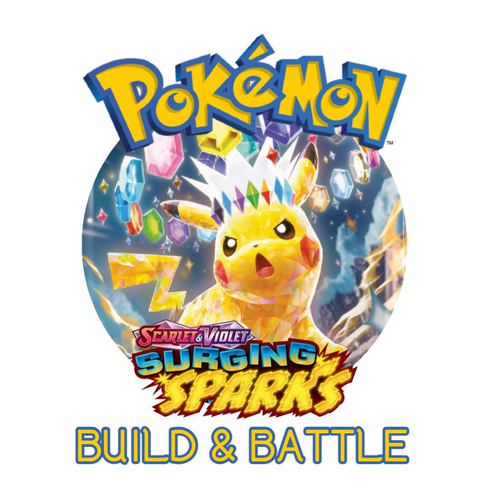 Pokemon: Surging Sparks – Build & Battle Fun Tournament! | NOV 14th, 6:00-9:00PM