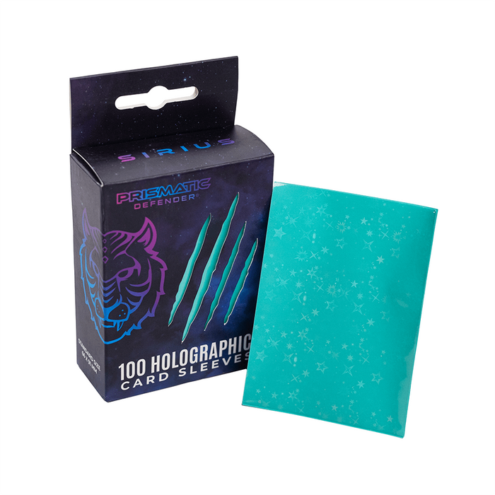 Prismatic Defender: Starfield Holographic Card Sleeves - Sirius