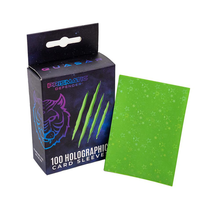 Prismatic Defender: Starfield Holographic Card Sleeves - Quasar