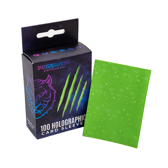 Prismatic Defender: Starfield Holographic Card Sleeves - Quasar