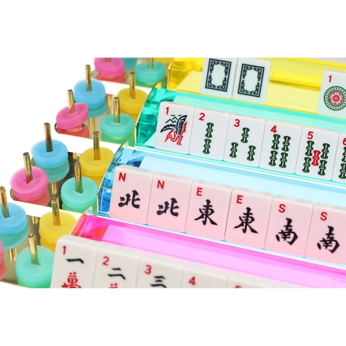 WE Games: Deluxe American Mahjong Set in Silver Aluminum Case