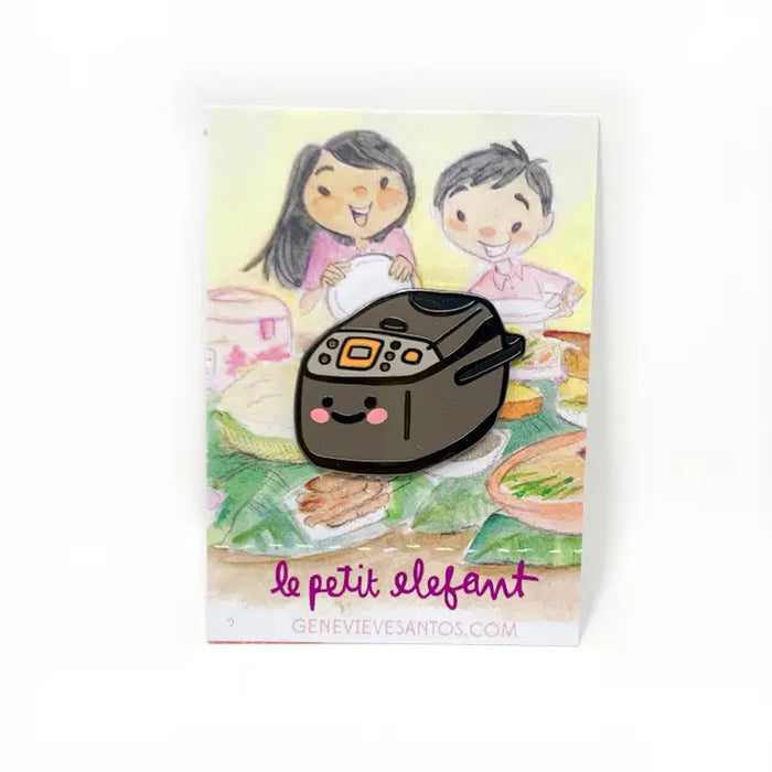 Le Petit Elefant: Zojirushi Rice Cooker Enamel Pin