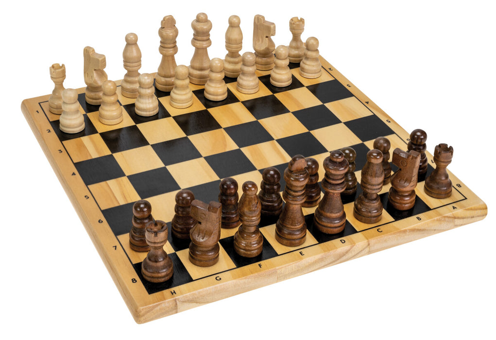 Tactic Rustic Chess Board Game
