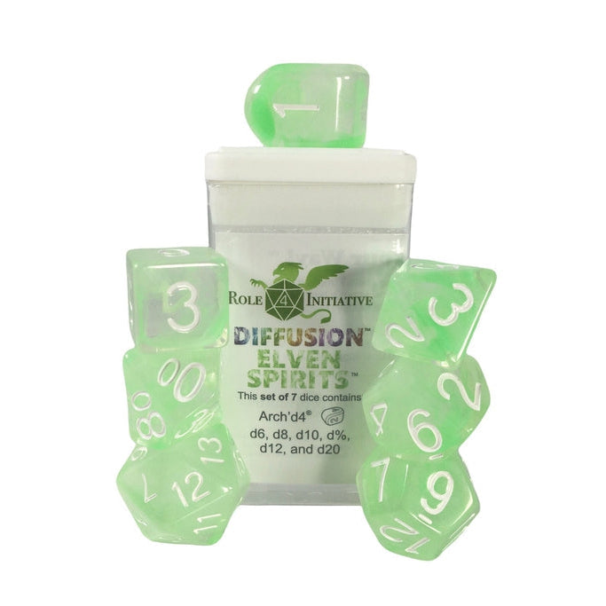 Classes & Creatures Set of 7 Dice with Arch'D4: Diffusion - Diffusion ...