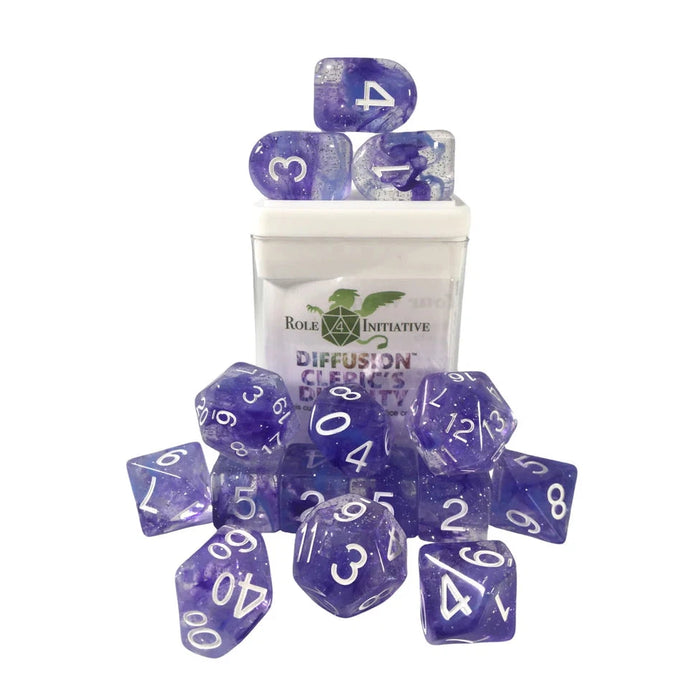 Classes & Creatures Set of 15 Dice with Arch'D4: Diffusion - Clerics Divinity