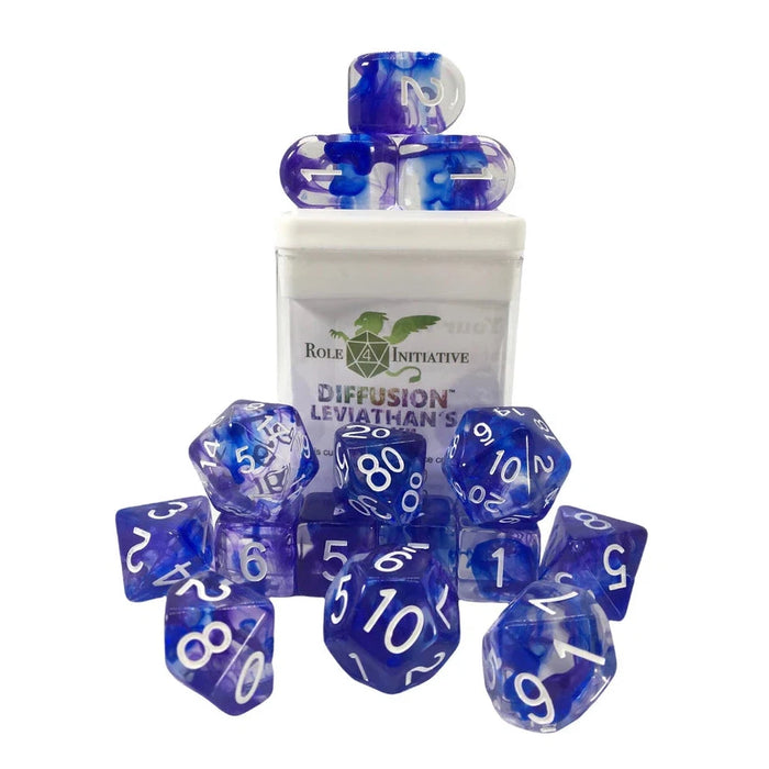 Classes & Creatures Set of 15 Dice with Arch'D4: Diffusion - Leviathans Wake