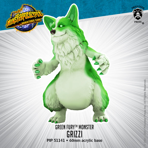Monsterpocalypse: Green Fury Monster - Grizzi (Convention Exclusive)