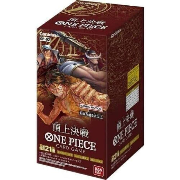 JAPANESE One Piece Card Game: OP02 Summit Battle Booster Box (24 Packs)
