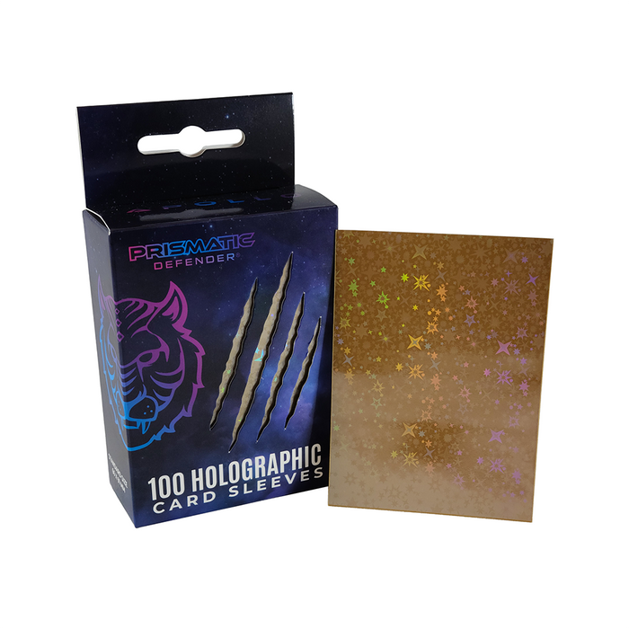 Prismatic Defender: Starfield Holographic Card Sleeves - Apollo