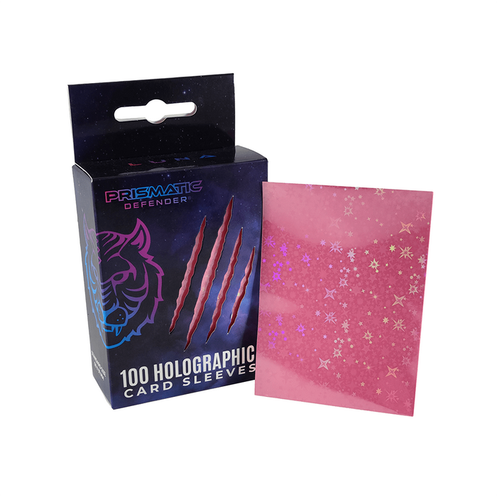 Prismatic Defender: Starfield Holographic Card Sleeves - Luna