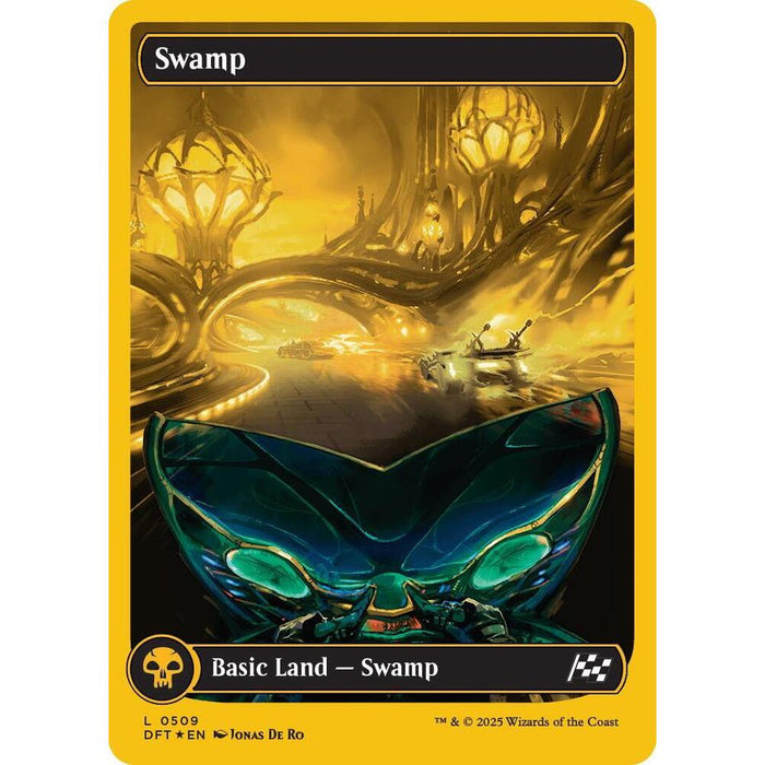 MTG L 0509 Swamp (First-Place Foil) - Aetherdrift (DFT)