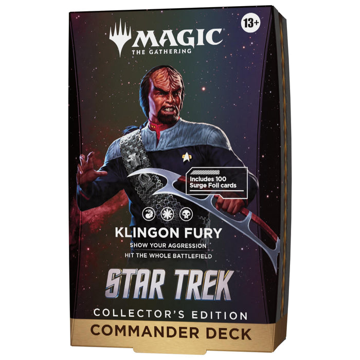 PRE-ORDER | Magic the Gathering: Star Trek Collector Commander Deck - Klingon Fury *PICK UP ONLY*