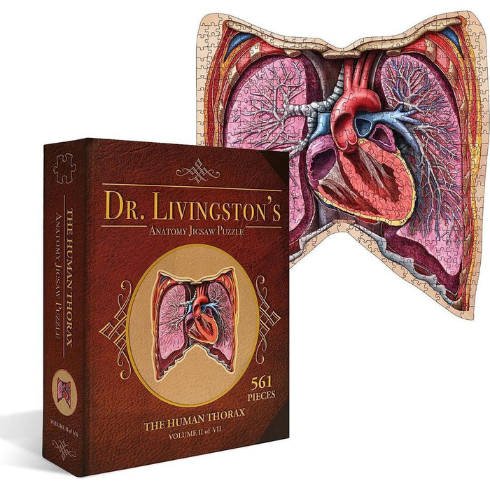 Dr. Livingston's Anatomy Puzzle: Human Thorax, 500 Pieces