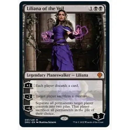 MTG: Fleece Throw Blanket (45" x 60"), Single-Sided  - Fackova's Liliana of the Veil
