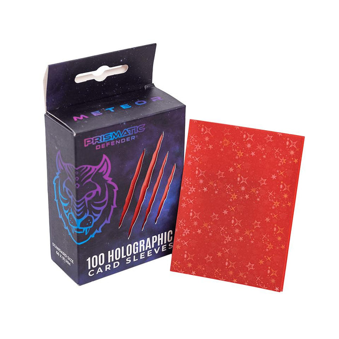 Prismatic Defender: Starfield Holographic Card Sleeves - Meteor