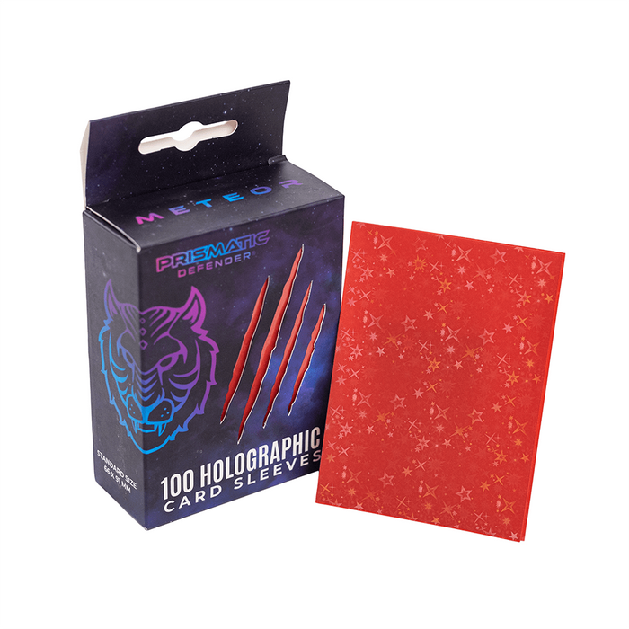 Prismatic Defender: Starfield Holographic Card Sleeves - Meteor