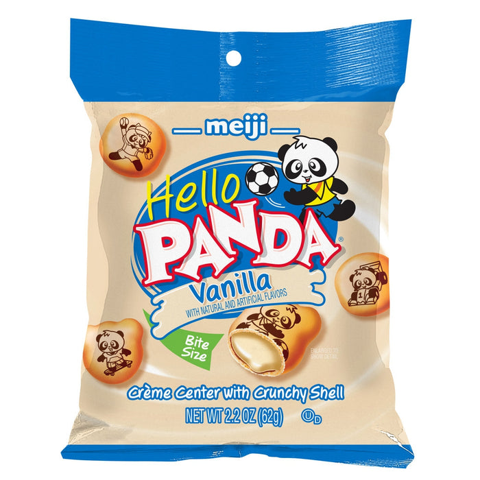 Meiji Hello Panda Vanilla Cookies (62g bag)