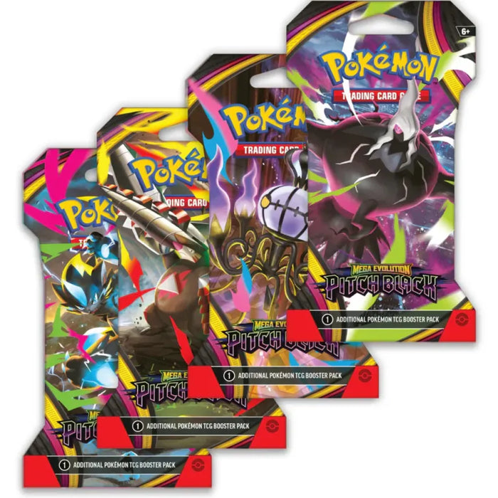 PRE-ORDER | Pokemon Mega Evolution: ME05 Pitch Black Sleeved Booster Pack **LIMIT 2**