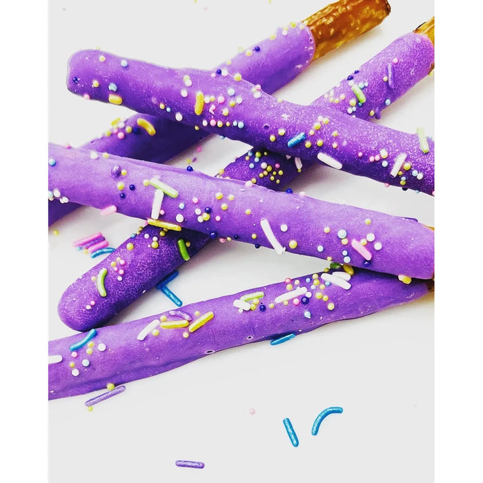 Laine & Lola Confection Co.: Ube Pretzel Rods