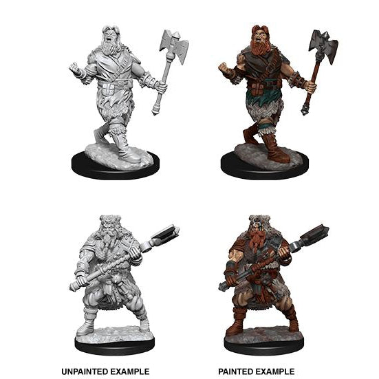 D&D Nolzur's Marvelous Miniatures: Human Barbarian (He/They) - Wave 14