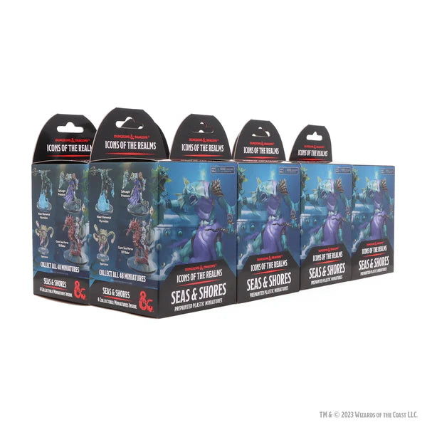 D&D Icons of the Realms: Seas & Shores Booster Brick (8 Boxes)