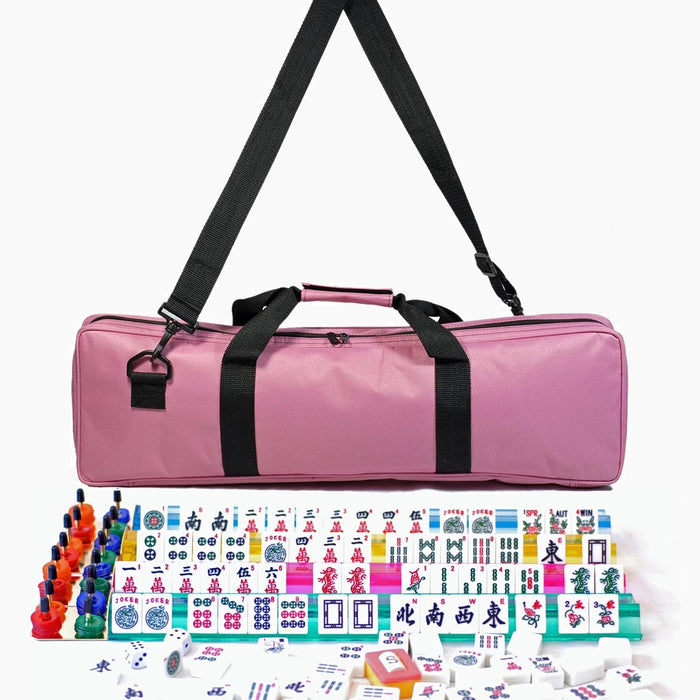 WE Games: American Style Mahjong - Pink Carry Case