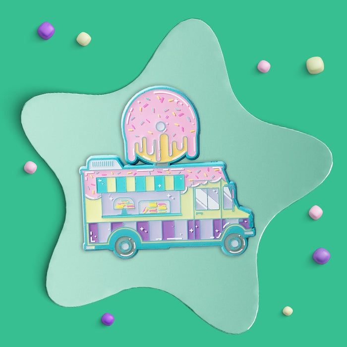 Geek Studio: Donut Food Truck Enamel Pin