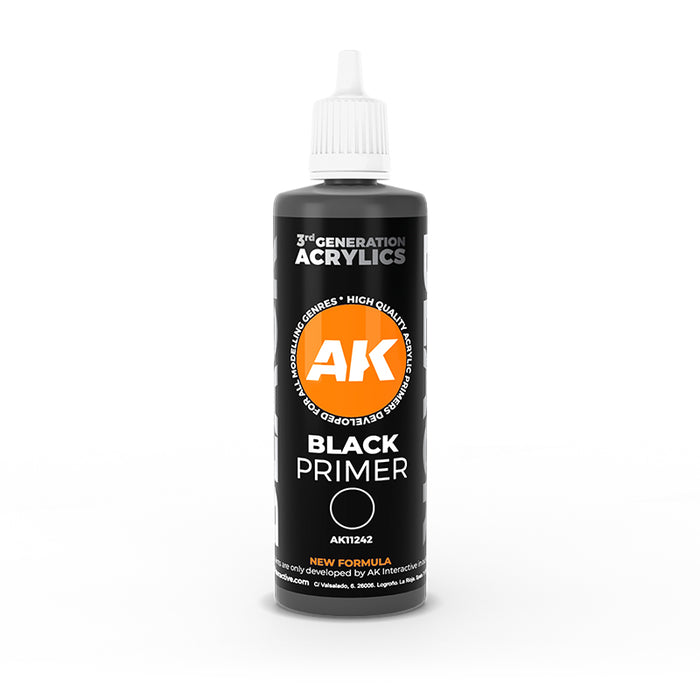 AK Interactive: Black Primer (100 ml)