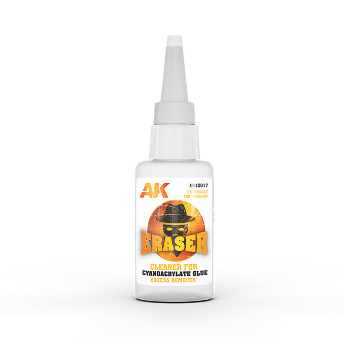 AK Interactive: Eraser Cleaner For Cyanoacrylate Glue Excess Remover