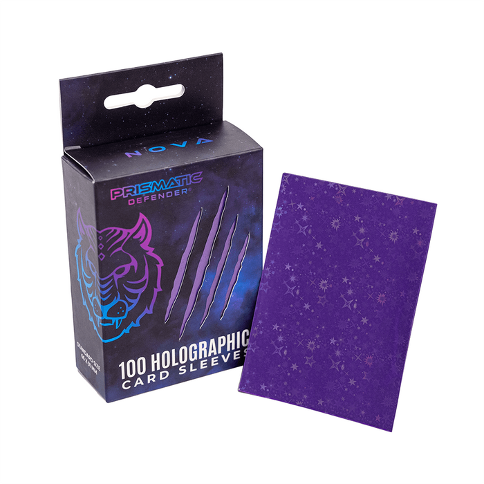Prismatic Defender: Starfield Holographic Card Sleeves - Nova