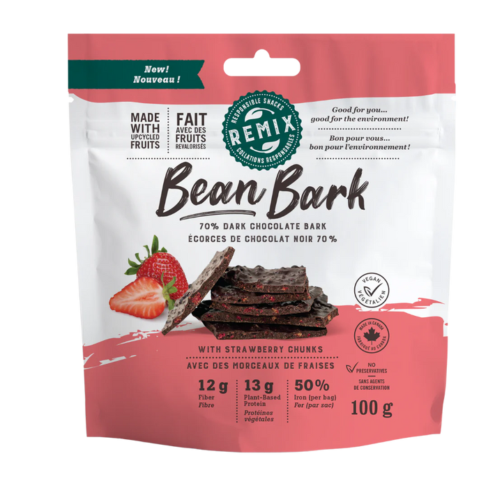 Bean Bark: Chocolate Snack with Apple Chunks