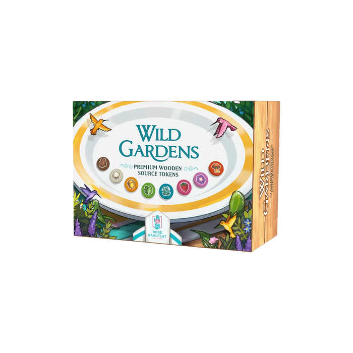Wild Gardens: Premium Wooden Source Tokens