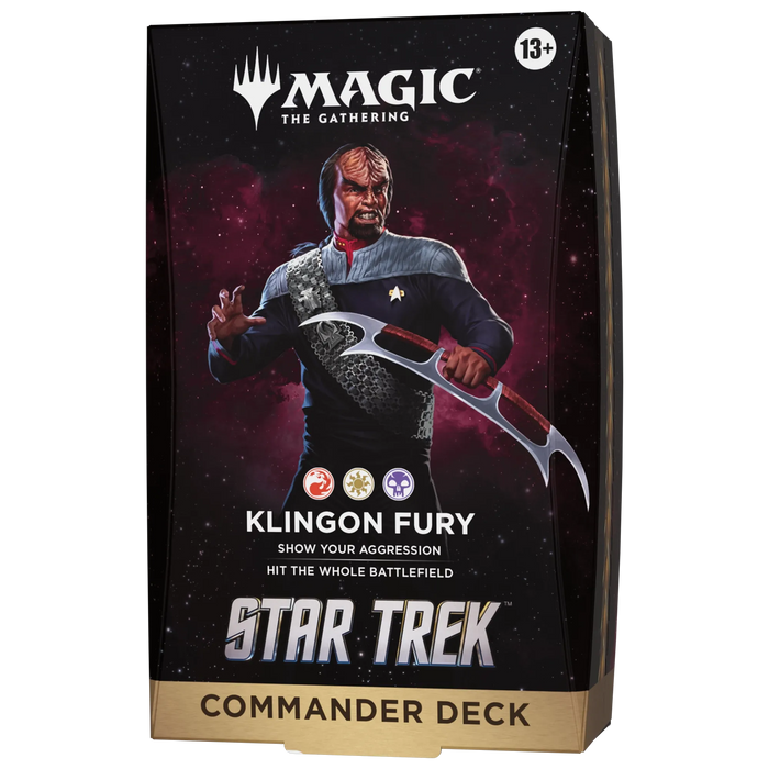 PRE-ORDER | Magic the Gathering: Star Trek Commander Deck - Klingon Fury *PICK UP ONLY*