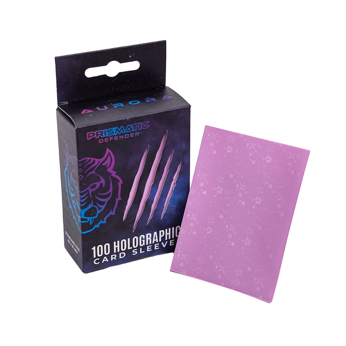 Prismatic Defender: Starfield Holographic Card Sleeves - Aurora