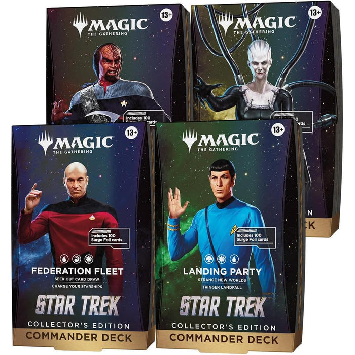 PRE-ORDER | Magic the Gathering: Star Trek Collector Commander Deck - Set of 4 *PICK UP ONLY*