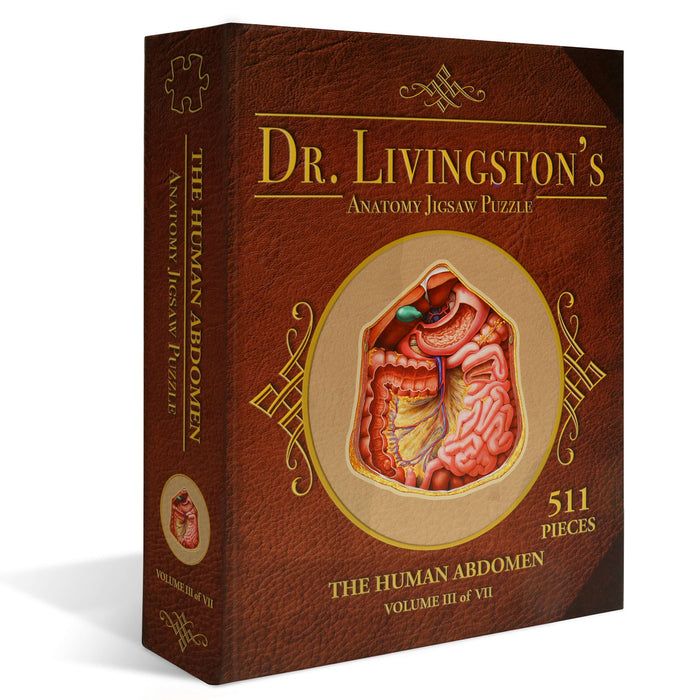 Dr. Livingston's Anatomy Puzzle: Human Abdomen, 577 Pieces