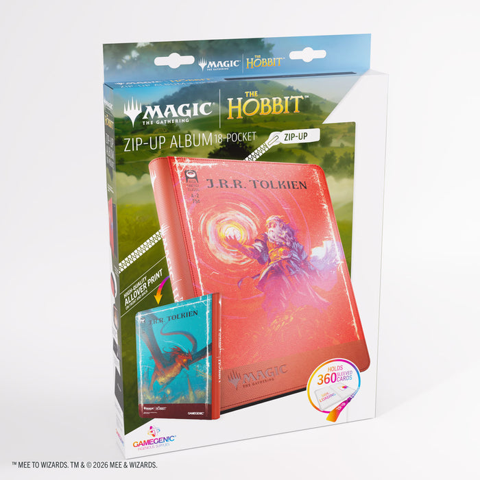 Gamegenic: Magic the Gathering: The Hobbit 18-Pocket Zip-Up Album - The Arkenstone / Smaug, Worm of Dread